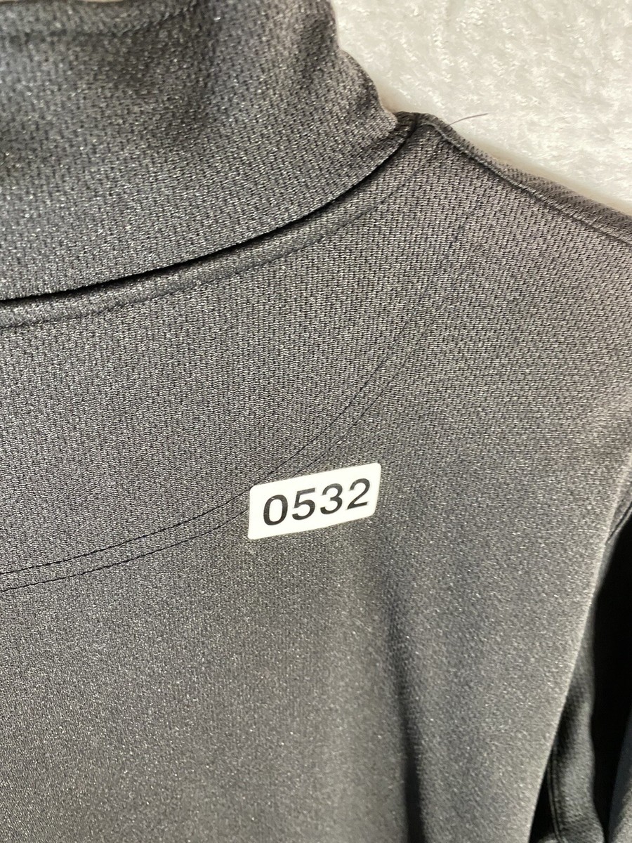 Umbro Sweatshirt Adult Large Black Quarter Zip Active Mens