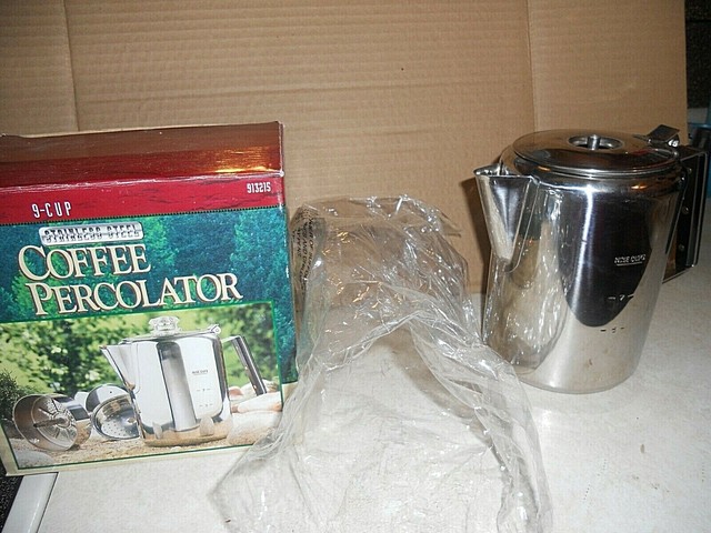 Ozark Trail 9 Cup Percolator Stainless 