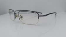 Nike 4084 Gray Oval Half-Rim Metal Sunglasses FRAMES ONLY