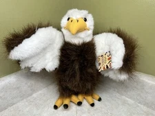 American Bald Eagle 12" Plush Wild and Wonderful Wildlife Artists Stuffed Toy