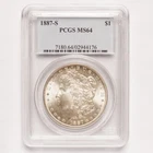 1887-S Morgan Silver Dollar PCGS MS64