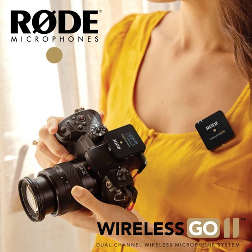Rode Wireless GO II Bezprzewodowy system mikrofonowy Wielokierunkowy zestaw mikrofonów lavalier - Zdjęcie 11 z 13