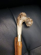 Vintage Collectible Long Shoehorn, Schnauser Dog Handle, RARE FIND