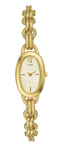 Reloj De Pulsera Para Mujer Con Esfera Plateada Y Pulsera Dorada I80331L1