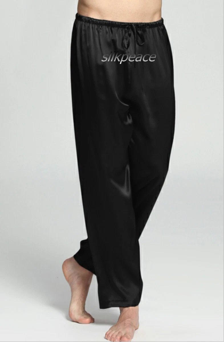 Loewe Men's Satin Straight-Leg Pants - Bergdorf Goodman