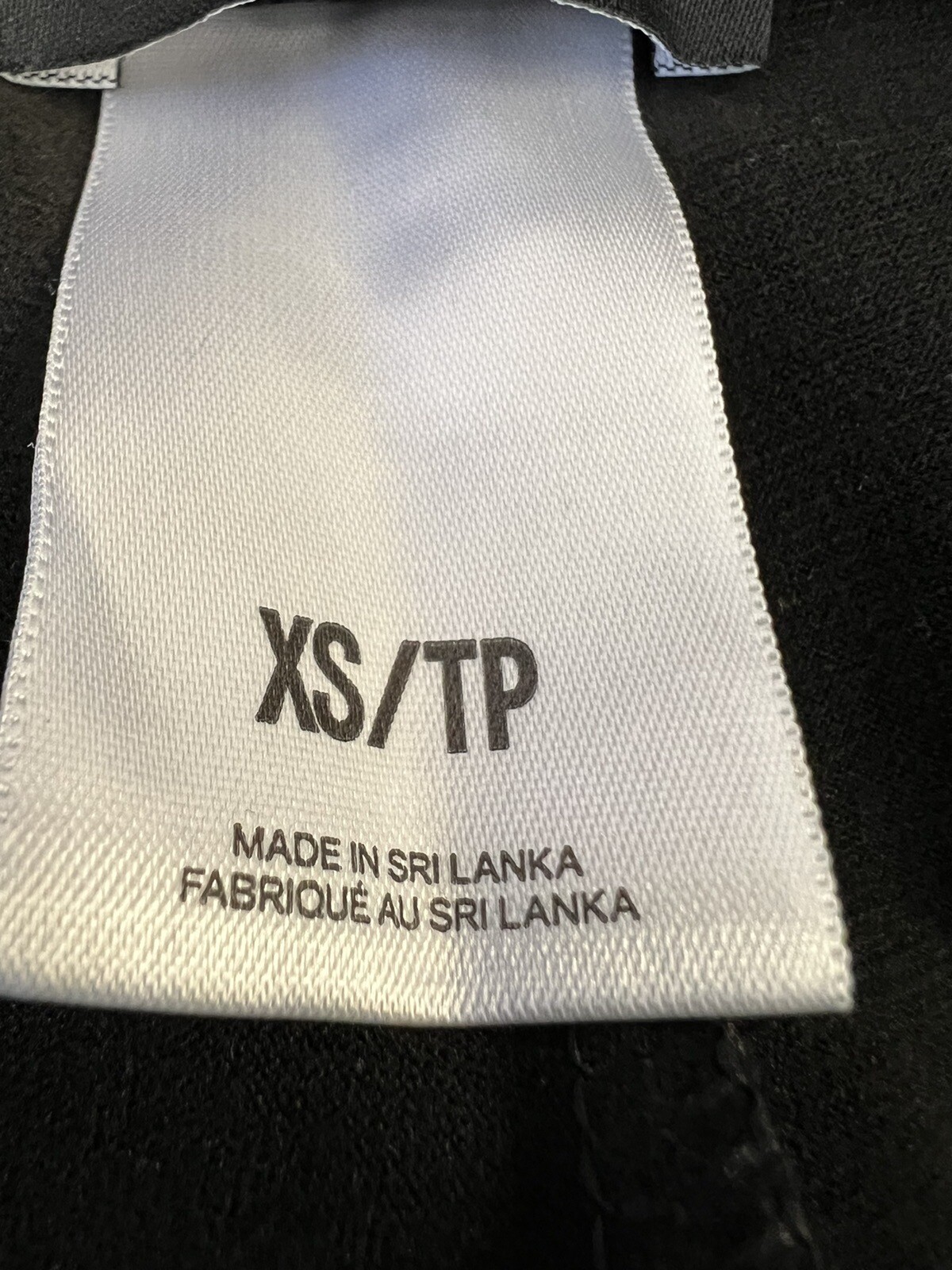 Express Black Leather Look  (polyester/spandex Bl… - image 11