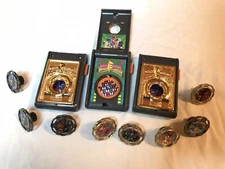 1993 Bandai Mighty Morphin Power Rangers Launchers And Spin Fighters Tops