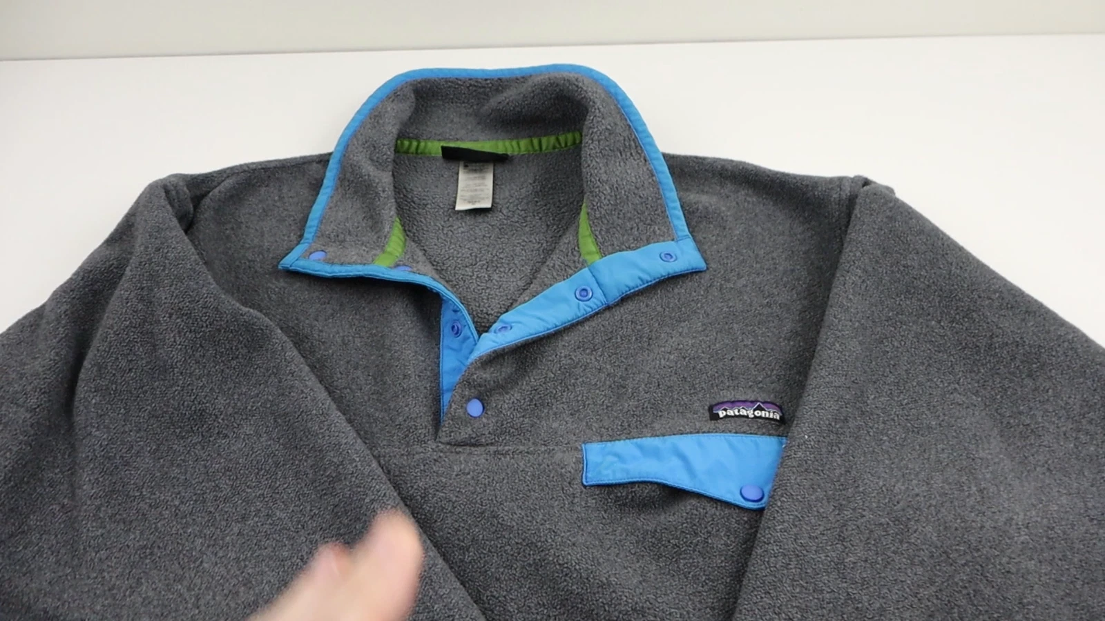 patagonia vintage synchilla snap-t pullover fleece jacket