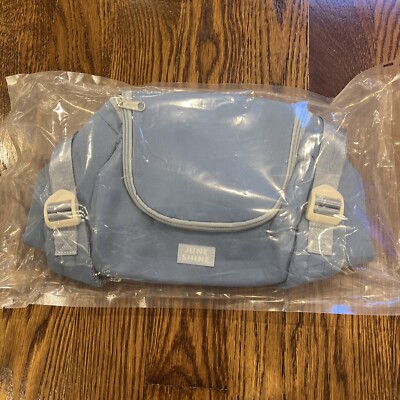 JuneShine Insulated Cooler Backpack in Marine Blue - 10  X 6  X 13 