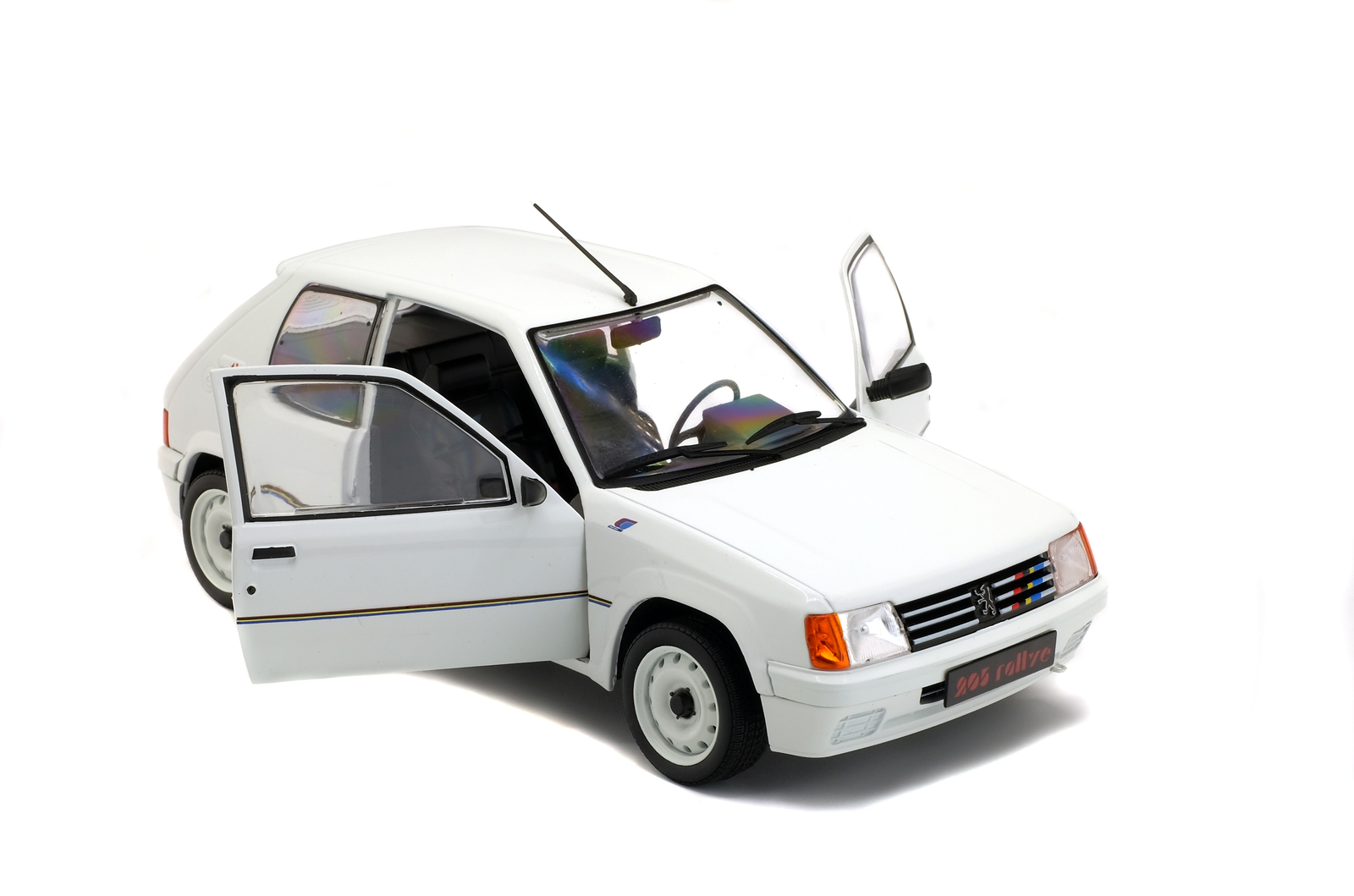 Peugeot 205 Rallye weiss Modellauto S1801701 Solido 118