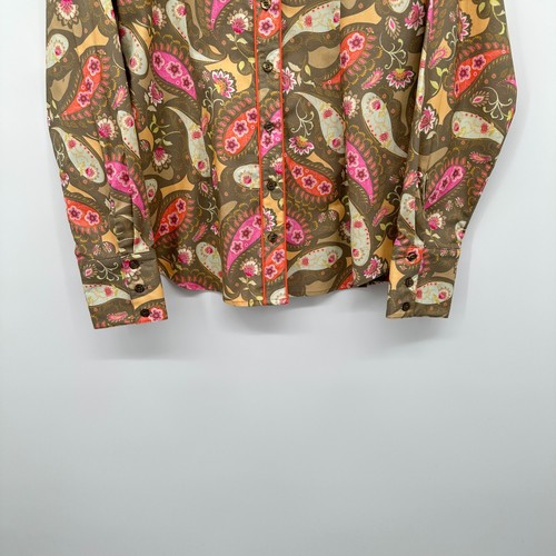 Stormcloud Retro Ranch Western Top Shirt Large Cowgirl Statement Retro Wild USA - Picture 6 of 14