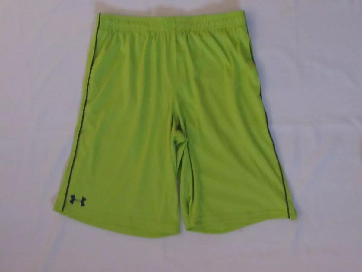 Boys green athletic shorts sale