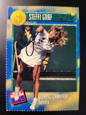 1996 Sports Illustrated For Kids Steffi Graf RC Tenni OLYMPIC CHAMPION card #490