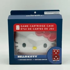Hello Kitty Nintendo Switch Game Cartirdge Carrying Case w. Carabiner Zippered