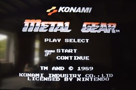 Metal Gear Nintendo Nes Game PAL retrogaming original 8 bit M&eacute;tal Gear (Europe)