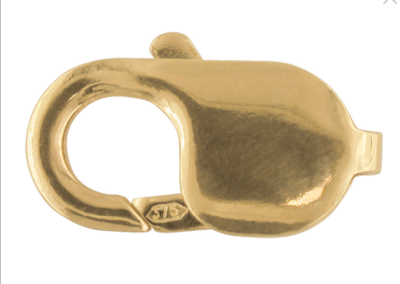 9ct Solid Yellow Gold Lobster Clasp Chunky Curb Chain 375