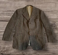 Harris Tweed Vintage Jacket Blazer 44 Large Country  Hacking Hunting Sports