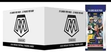 2024 Panini Mosaic Football Factory Sealed Fat Pack Cello Box