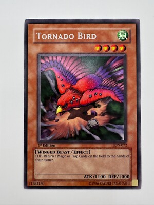 Yu-Gi-Oh! Card TORNADO BIRD LON-072 - 1st Edition - Never Played