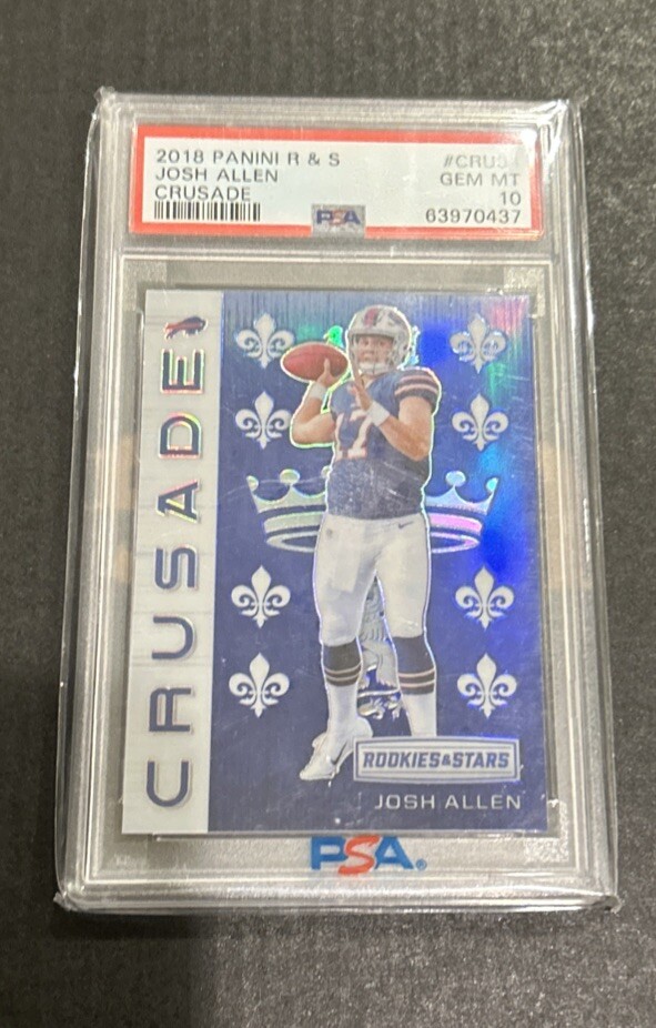 2018 Panini Rookies & Stars - Crusade #CRU-34 Josh Allen (RC) PSA10