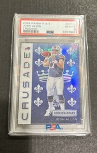 2018 Panini Rookies & Stars - Crusade #CRU-34 Josh Allen (RC) PSA10
