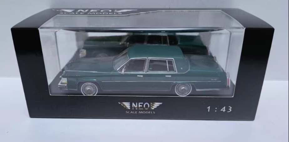 Green Neo 1/43 Cadillac Fleetwood Brougham 1980 #62 | eBay