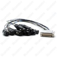 Canare MR202-8AT DB25 to NEUTRIK 8  XLR 3 pin female Audio cable