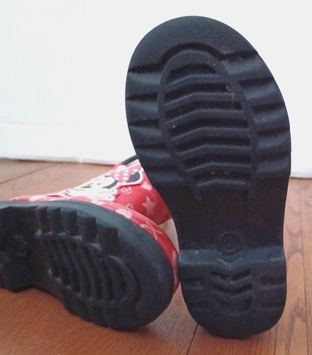 MINNIE MOUSE BOOTS GIRLS SIZE 5 Red Pre-owned - Picture 10 of 15