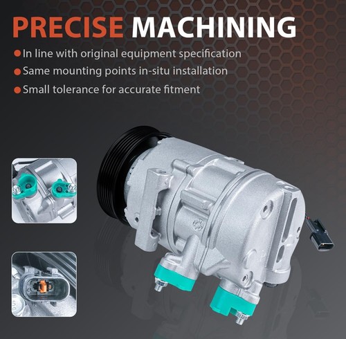 Air Conditioning Compressor & A/C Clutch for Air Conditioner AC Compressor with - Picture 2 of 9