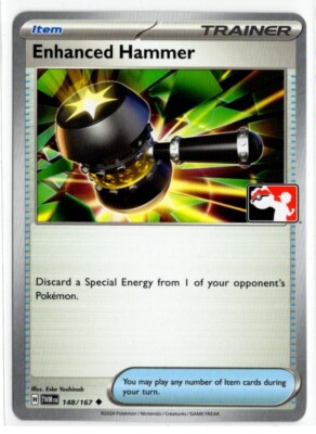 Play! Pokemon Prize Pack 6 Twilight Masquerade 148/167 Enhanced Hammer