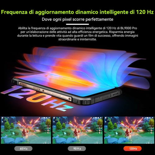 Blackview BL9000 Pro 5G Rugged Smartphone Termografia FLIR MTK Dimensity 8020 - Foto 10 di 16