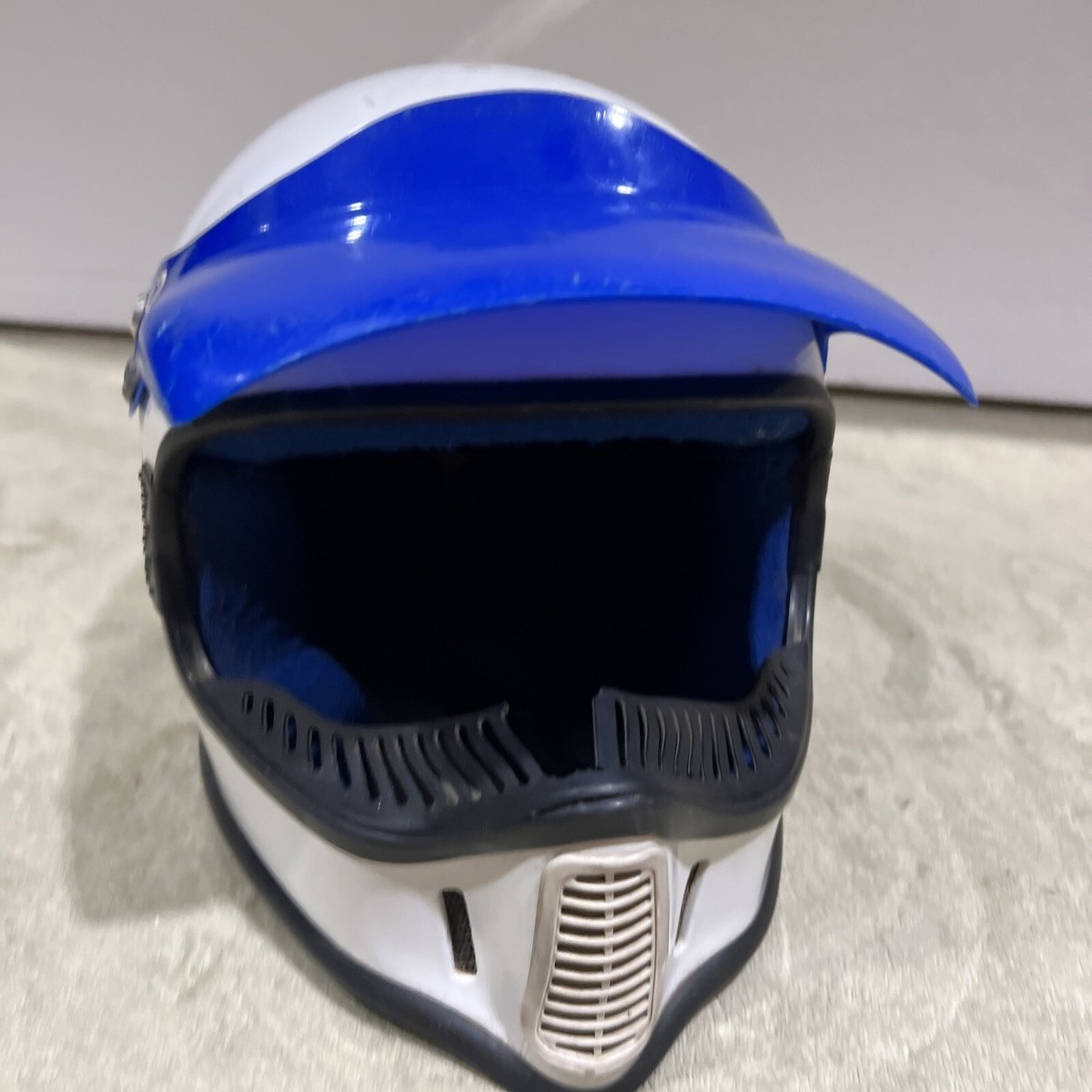 Bell Mini Moto helmet motor cross ATV collectible vintage blue