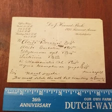 Vintage J Howard Beck MD Rx Pharmacy Apothecary Prescription Nasal Nose Medicine