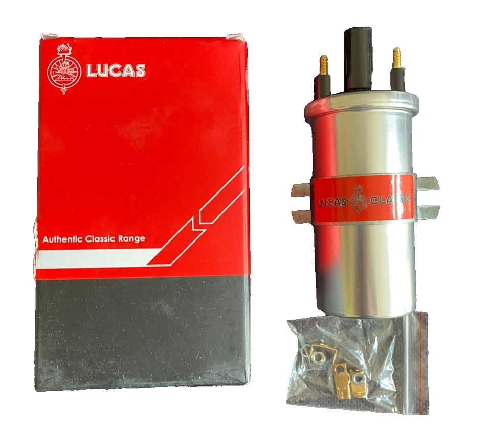 DLB101 Lucas  Standard 12v 3 ohm  Non Ballist  Ignition Coil  - Image 2 of 4