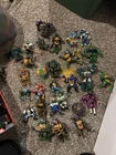 Vintage Ninja Truffle Action Figures & Meade Case with Accessories 1990s