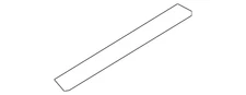 Genuine Nissan Scuff Plate 769B5-ZR00A