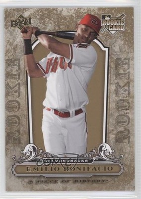 2008 Upper Deck A Piece of History Gold 68/75 Emilio Bonifacio Rookie RC 9bw