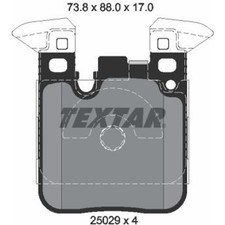 Textar 2502902 Bremsbelagsatz f�r BMW 3 4 1 2 F20 F21 F30 F80 F31 F34 F32 F82