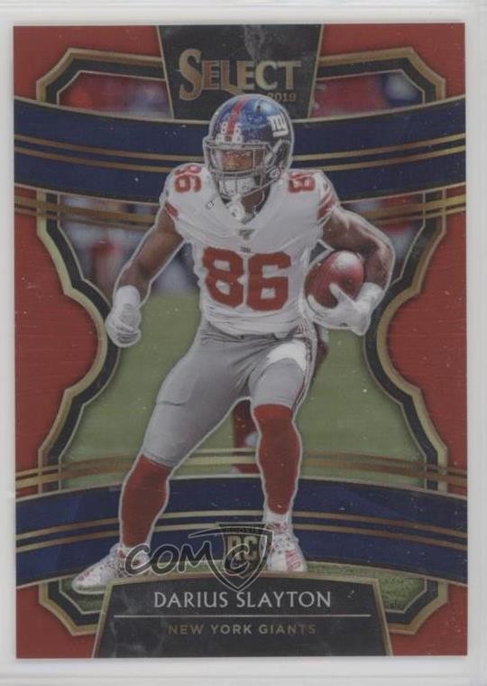 2019 Panini Select Concourse Red Prizm 98/99 Darius Slayton #39 Rookie RC 0q3