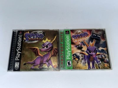Spyro 2 Ripto's Rage & Year Of The Dragon PlayStation 1 Gold Foil Black Label