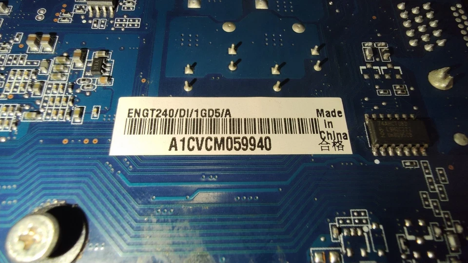 SCHEDA VIDEO NVIDIA GEFORCE ASUS GT 240 1GB GDDR5 PCI-E 128BIT GT215 - Immagine 4 di 4