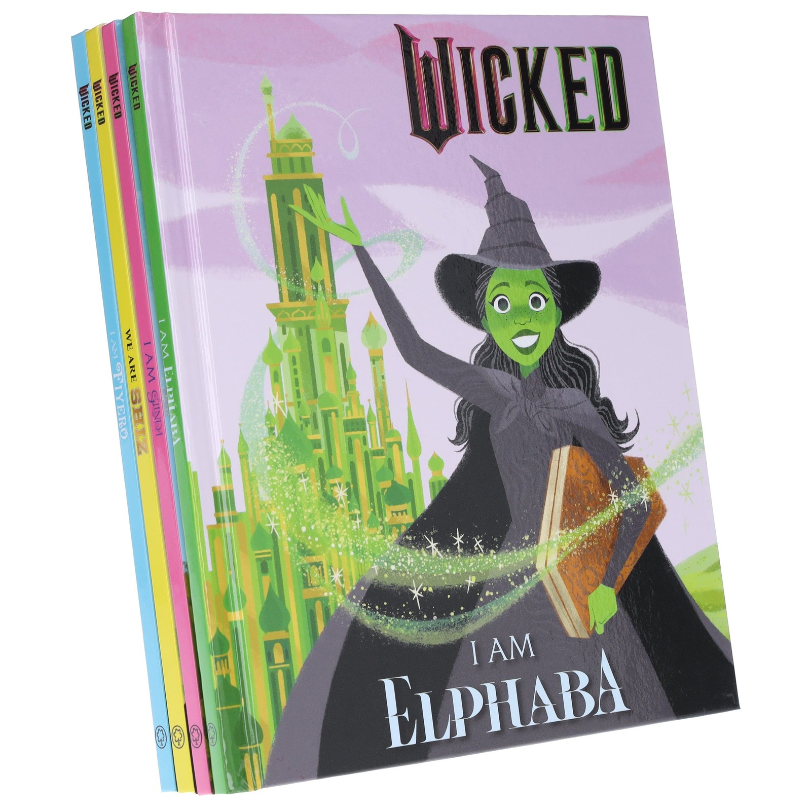 Hachette Wicked By Mary Man-Kong Illustrated 4 Books Collection Set With Witch From The West Kids Costume - Image 5