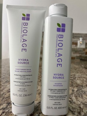 Biolage Hydro source Shampoo 13.5 oz & Conditioner 8 oz for dry hair/ NEW