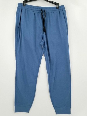 Ning Mens Large Blue (Missing Tag) Cuffed Drawstring Elastic Waist Jogger Pants