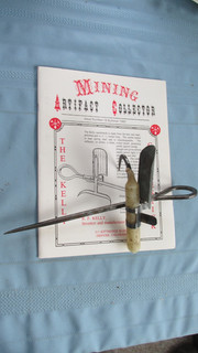Rare Kelley Patented Miners Candlestick Missing Crab Hook Replacement Thimble