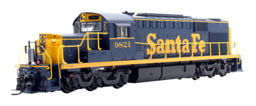 ATHEARN 'HO' 5090 ATSF BLAU & GELB ALCO RSD-1 2 9821 DIESELLOK *DCC SOUND* | Condition: Used