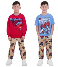 New  Marvel Spider-Man Red Blue Outfit Character Kids' 3-Piece Denim Set Size 7