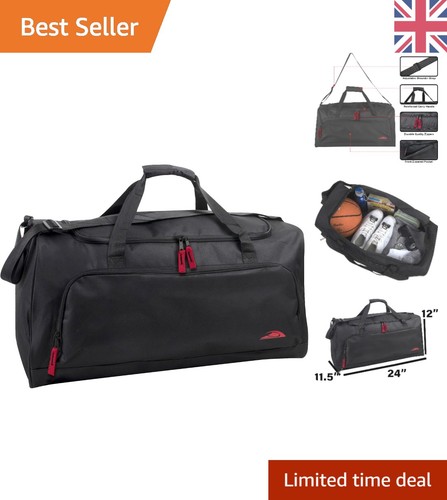 Luxurious 55L Canvas Duffle Bag - Lightweight Travel & Gym Companion