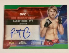 Paddy Pimblett Chrome 2025 Green /99 Auto