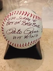 Pete Rose Cincinnati Reds Autographed Baseball "Sorry I Bet On Baseball" With...